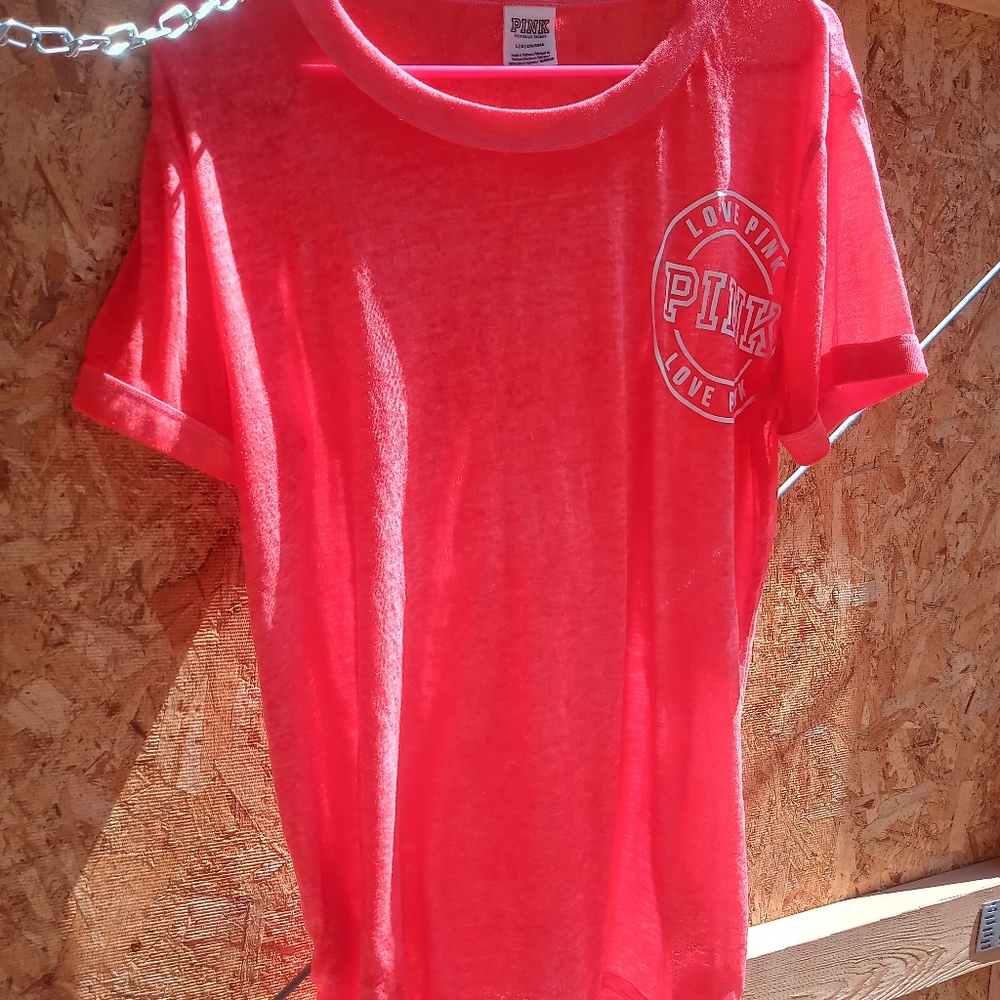 Pink brand t-shirt